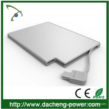Factory supply mini slim power bank 2300mAH with CE ROHS FCC